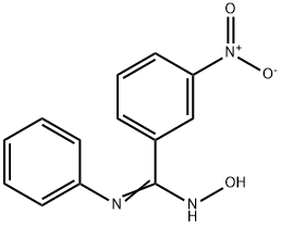 N'-HYDROXY-3-NITRO-N-PHENYLBENZENECARBOXIMIDAMIDE 结构式