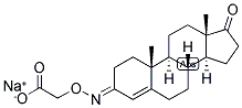 4-ANDROSTEN-3,17-DIONE 3-O-CARBOXYMETHYLOXIME, SODIUM SALT 结构式