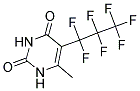 5-HEPTAFLUOROPROPYL-6-METHYLURACIL 结构式