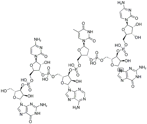 GCATGC, 5'-NON-PHOSPHORYLATED 结构式