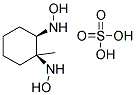 cis-1,2-Bishydroxyamino-1-methylcyclohexane , hemisulphate 结构式