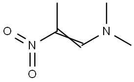 N,N-Dimethyl-2-nitro-1-propen-1-amine 结构式