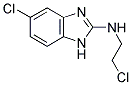 5-CHLORO-N-(2-CHLOROETHYL)-1H-BENZIMIDAZOL-2-AMINE 结构式