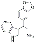 2-(1,3-BENZODIOXOL-5-YL)-2-(1H-INDOL-3-YL)ETHANAMINE 结构式