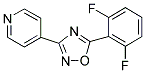 4-[5-(2,6-DIFLUOROPHENYL)-1,2,4-OXADIAZOL-3-YL]PYRIDINE 结构式