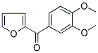 2-(3,4-DIMETHOXYBENZOYL)FURAN 结构式