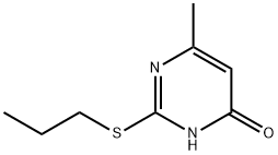 6-METHYL-2-(PROPYLTHIO)PYRIMIDIN-4-OL 结构式
