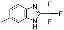 6-METHYL-2-(TRIFLUOROMETHYL)-1H-BENZIMIDAZOLE 结构式