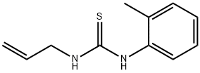 N-ALLYL-N'-(2-METHYLPHENYL)THIOUREA 结构式