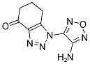 1-(4-AMINO-1,2,5-OXADIAZOL-3-YL)-1,5,6,7-TETRAHYDRO-4H-1,2,3-BENZOTRIAZOL-4-ONE 结构式
