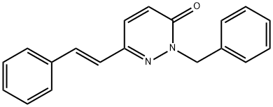 2-BENZYL-6-STYRYL-3(2H)-PYRIDAZINONE 结构式