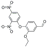 4-(2,4-二硝基苯氧基)-3-乙氧基苯甲醛 结构式