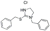 3-BENZYL-2-(BENZYLTHIO)-4,5-DIHYDRO-1H-IMIDAZOL-3-IUM CHLORIDE 结构式