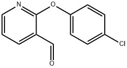 2-(4-氯苯氧基)吡啶-3-醛 结构式