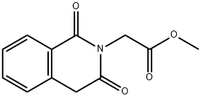 METHYL 2-[1,3-DIOXO-3,4-DIHYDRO-2(1H)-ISOQUINOLINYL]ACETATE 结构式