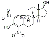 1,3,5(10)-ESTRATRIEN-2,4-DINITRO-3,17-BETA-DIOL 结构式