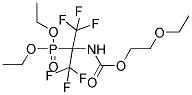 DIETHYL [1-([(2-ETHOXYETHOXY)CARBONYL]AMINO)-2,2,2-TRIFLUORO-1-(TRIFLUOROMETHYL)ETHYL]PHOSPHONATE 结构式