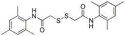 N1-MESITYL-2-([2-(MESITYLAMINO)-2-OXOETHYL]DITHIO)ACETAMIDE 结构式