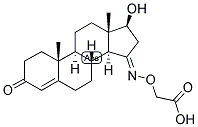 4-ANDROSTEN-17BETA-OL-3,15-DIONE 15-CARBOXYMETHYLOXIME:BSA 结构式