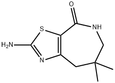 2-氨基-7,7-二甲基-5,6,7,8-四氢-4H-噻唑并[5,4-C]氮杂卓-4-酮 结构式