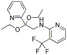 N-[2,2-DIETHOXY-2-(PYRIDIN-2-YL)ETHYL]-3-(TRIFLUOROMETHYL)-2-PYRIDINAMINE 结构式