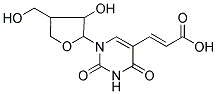 3-(1-[3-Hydroxy-4-(hydroxymethyl)tetrahydrofuran-2-yl]-2,4-dioxo-1,2,3,4-tetrahydropyrimidin-5-yl)acrylic acid 结构式