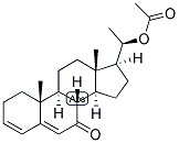 3,5-PREGNADIEN-20-BETA-OL-7-ONE ACETATE 结构式