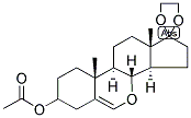 5-Androsten-7-oxa-17-ethyleneketal 3-acetate 结构式