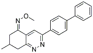 AZAMETHOXY(7-METHYL-3-(4-PHENYLPHENYL)(6,7,8-TRIHYDROCINNOLIN-5-YLIDENE))METHANE 结构式