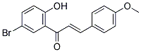 5'-BROMO-2'-HYDROXY-4-METHOXYCHALCONE 结构式