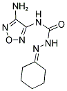 CYCLOHEXAN-1-ONE N-(4-AMINO-1,2,5-OXADIAZOL-3-YL)SEMICARBAZONE 结构式