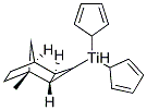 BIS(2,4-CYCLOPENTADIEN-1-YL)((4-METHYL-BICYCLO(2.2.1)HEPTANEDIYL)METHYLEN-TI 结构式