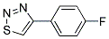 4-(4-FLUOROPHENYL)-1,2,3-THIADIAZOLE 结构式