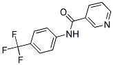 3-PYRIDYL-N-((4-TRIFLUOROMETHYL)PHENYL)FORMAMIDE 结构式