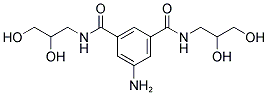 5-AMINO-N,N'-BIS-(2,3-DIHYDROXY-PROPYL)-ISOPHTHALAMIDE 结构式