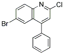 6-BROMO-2-CHLORO-4-PHENYLQUINOLINE 结构式