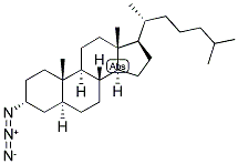 5-ALPHA-CHOLESTAN-3-ALPHA-AZIDE 结构式