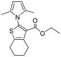 ETHYL 2-(2,5-DIMETHYL-1H-PYRROL-1-YL)-4,5,6,7-TETRAHYDRO-1-BENZOTHIOPHENE-3-CARBOXYLATE 结构式