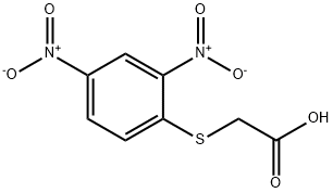 ((2,4-双(羟基(氧代)氨基)苯基)硫代)乙酸 结构式