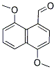 4,8-DIMETHOXY-NAPHTHALENE-1-CARBALDEHYDE 结构式