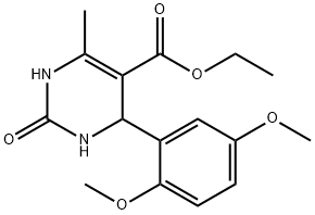 Ethyl 4-(2,5-dimethoxyphenyl)-6-methyl-2-oxo-1,2,3,4-tetrahydro-5-pyrimidinecarboxylate