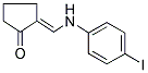 2-[(4-IODOANILINO)METHYLENE]CYCLOPENTANONE 结构式