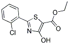 ETHYL 2-(2-CHLOROPHENYL)-4-HYDROXYTHIAZOLE-5-CARBOXYLATE 结构式