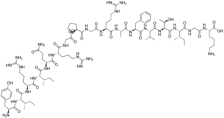 GP120 [TYR]-(312-327) 结构式