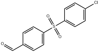 4-(4-氯苯基磺酰基)苯甲醛 结构式