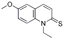 1-Ethyl-6-methoxy-di-hydroquinoline-thiodone 结构式