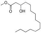 3-羟基十五烷酸甲酯 结构式
