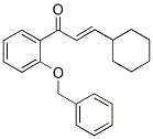 1-[2-(BENZYLOXY)PHENYL]-3-CYCLOHEXYLPROP-2-EN-1-ONE 结构式