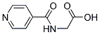 (ISONICOTINOYLAMINO)ACETIC ACID 结构式