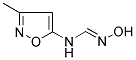 N'-HYDROXY-N-(3-METHYLISOXAZOL-5-YL)IMINOFORMAMIDE 结构式